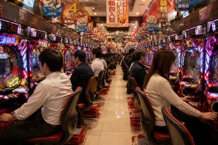 パチンコ店の店内